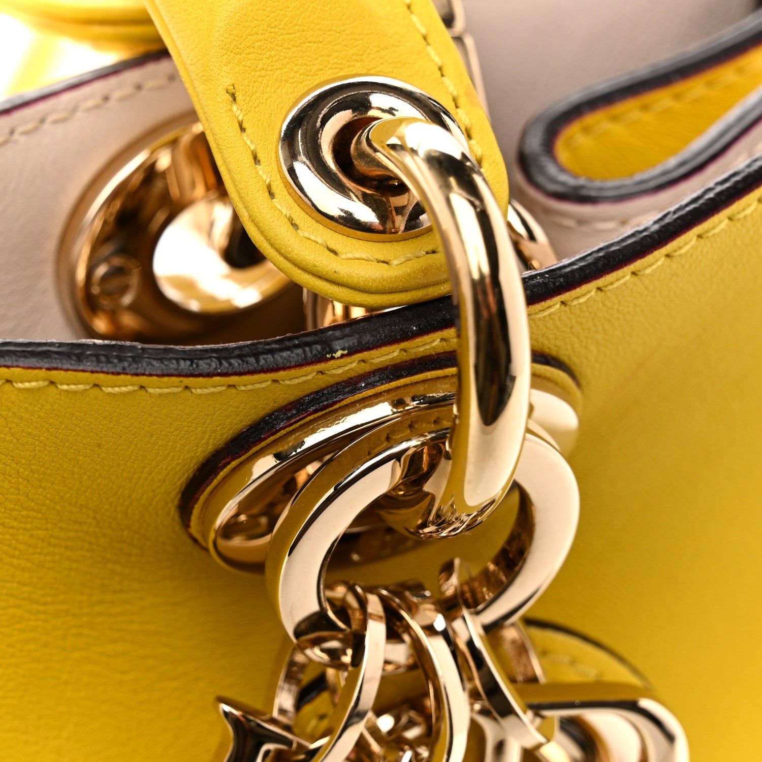 Christian Dior Smooth Calfskin Mini Diorissimo Tote Vert Acide 14 of 16