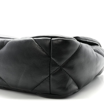 Chanel Lambskin Quilted Medium Chanel 19 Flap Black 10 of 11