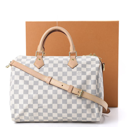Louis Vuitton Damier Azur Speedy Bandouliere 30 11 of 11