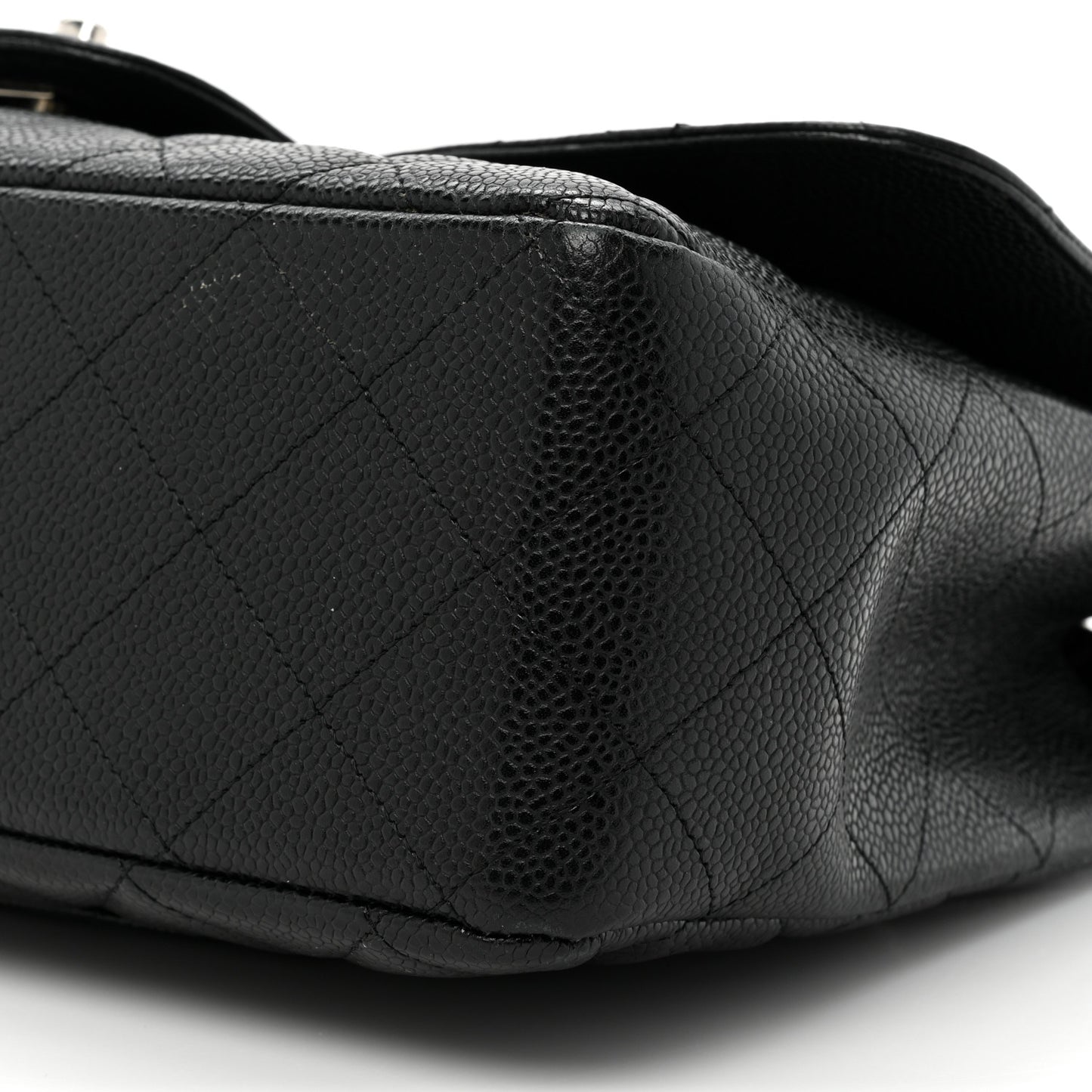 Caviar Quilted Jumbo Single Flap Black