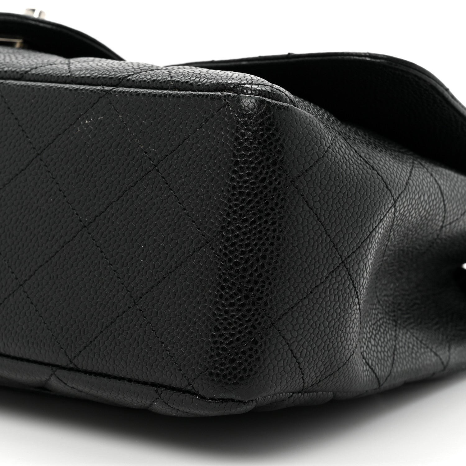 Chanel Caviar Quilted Jumbo Single Flap Black 9 of 19