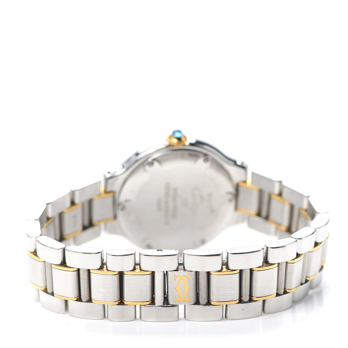 Stainless Steel 18K Yellow Gold 28mm Must De 21 Quartz Watch