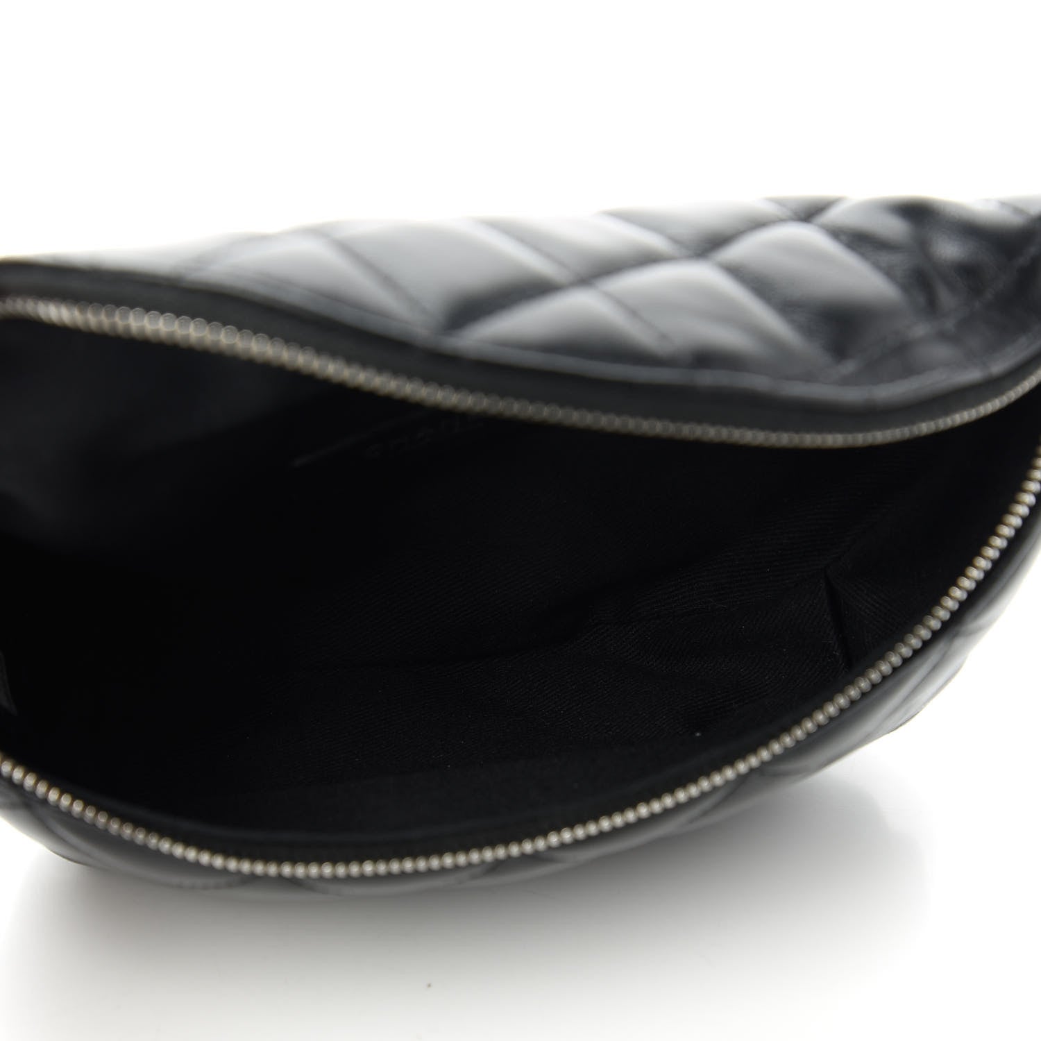 Chanel Lambskin Quilted Waist Belt Bag Black 5 of 10