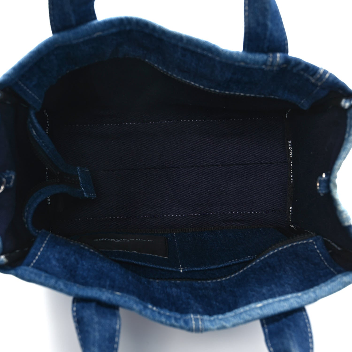 Marc Jacobs Denim Canvas Medium The Tote Bag Blue 5 of 11