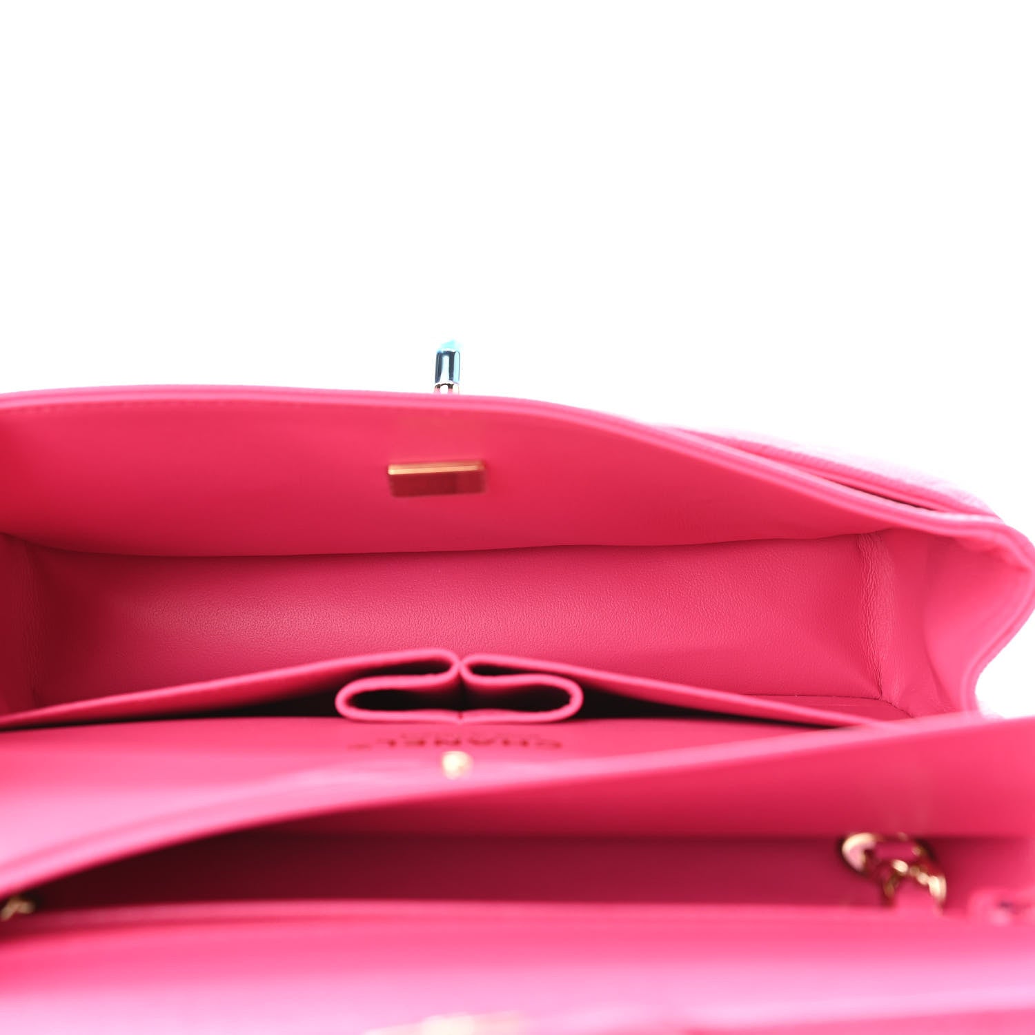 Chanel Caviar Quilted Small Double Flap Dark Pink 4 of 9