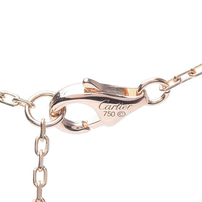 Cartier 18K Pink Yellow White Gold Diamond Trinity Heart Pendant Necklace 6 of 6