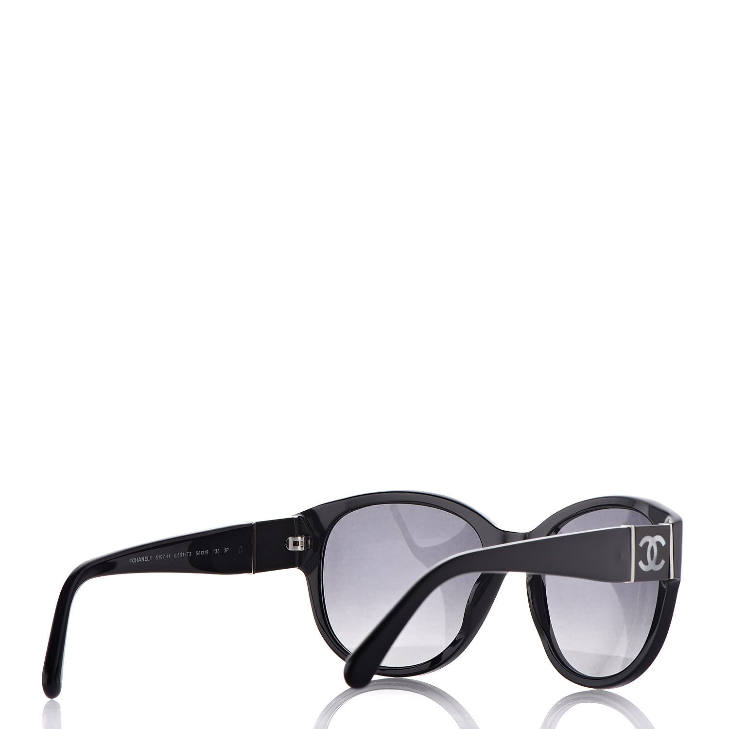 Chanel Polarized CC Sunglasses 5197-H Black 4 of 10