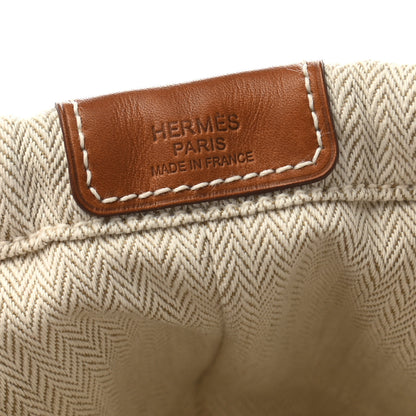 Hermes Canvas Barenia Fourbi 20 PM Pouch Naturel Fauve 6 of 8