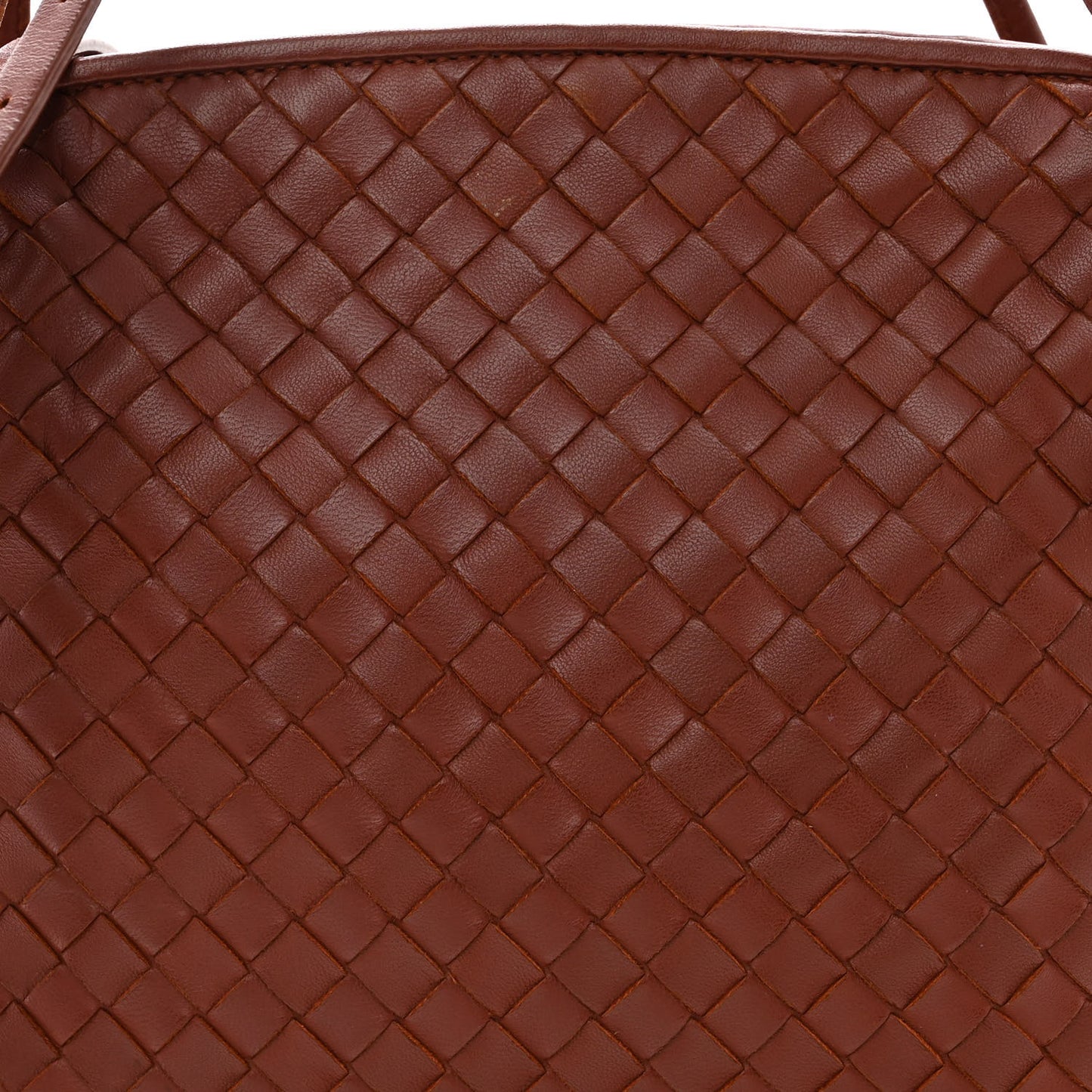 Nappa Intrecciato Nodini Crossbody Messenger Canyon