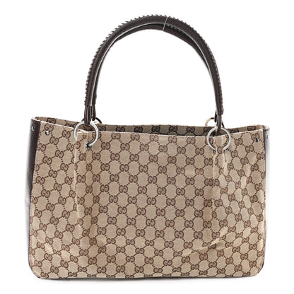 Gucci Monogram Large Bucket Tote Dark Brown 1 of 10