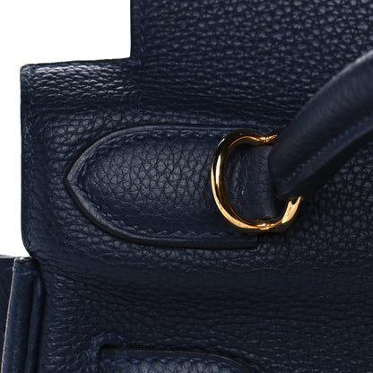 Hermes Togo Kelly Retourne 28 Bleu Nuit 13 of 39