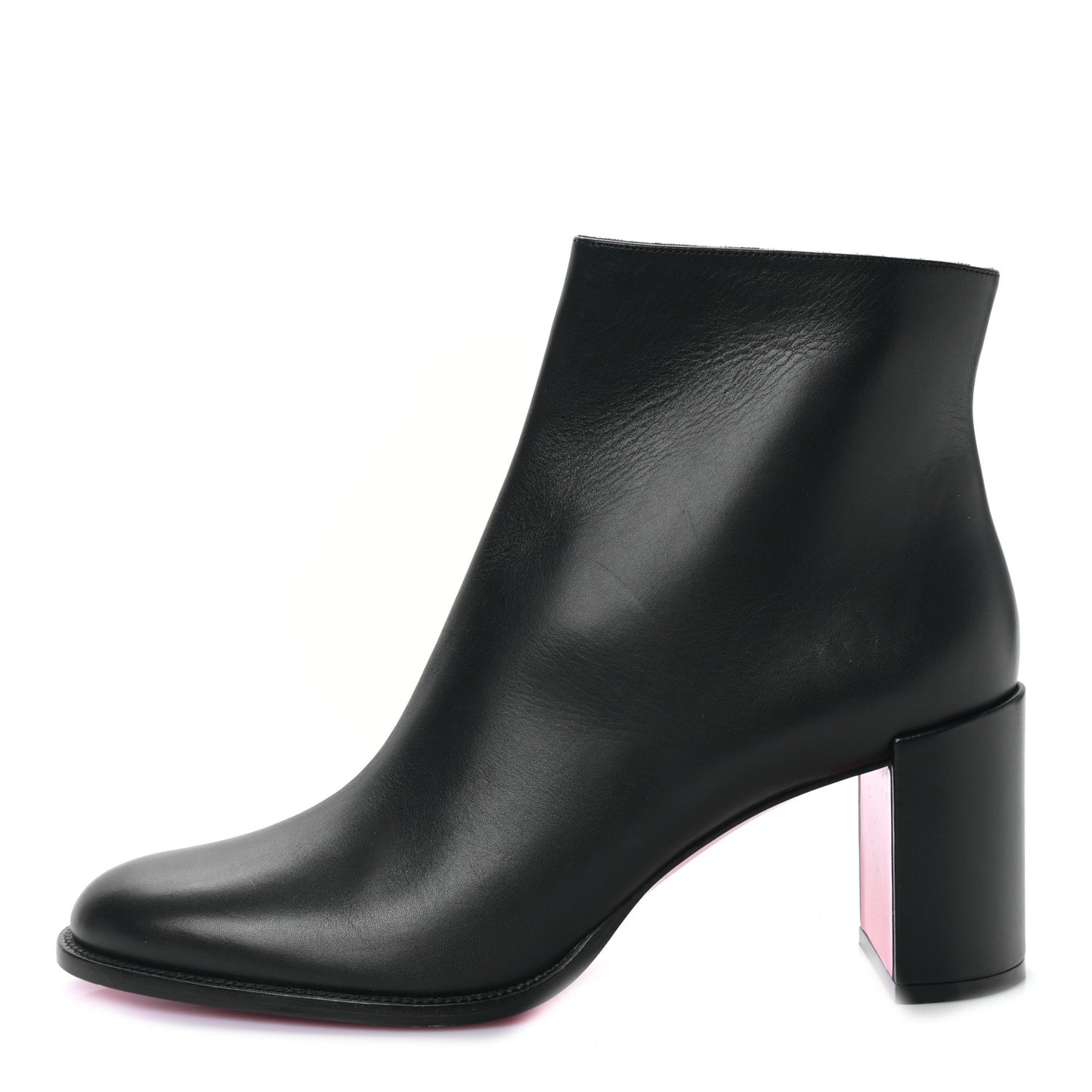 Calfskin Adoxa 70 Ankle Boots 40 Black