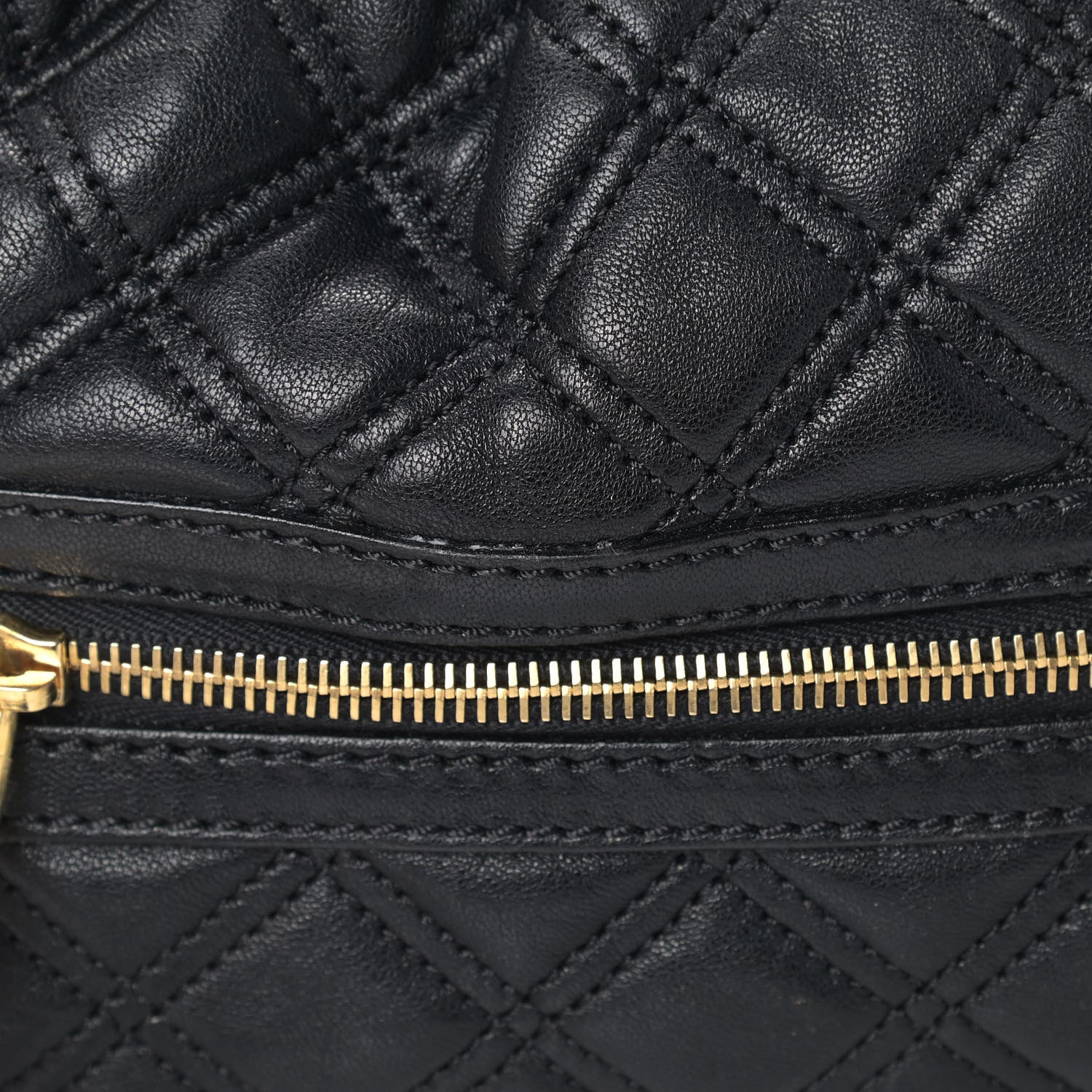 Marc Jacobs Calfskin Quilted Little Stam Black 8 of 9
