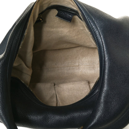 Gucci Pebbled Calfskin Large Soho Hobo Dark Blue 5 of 11