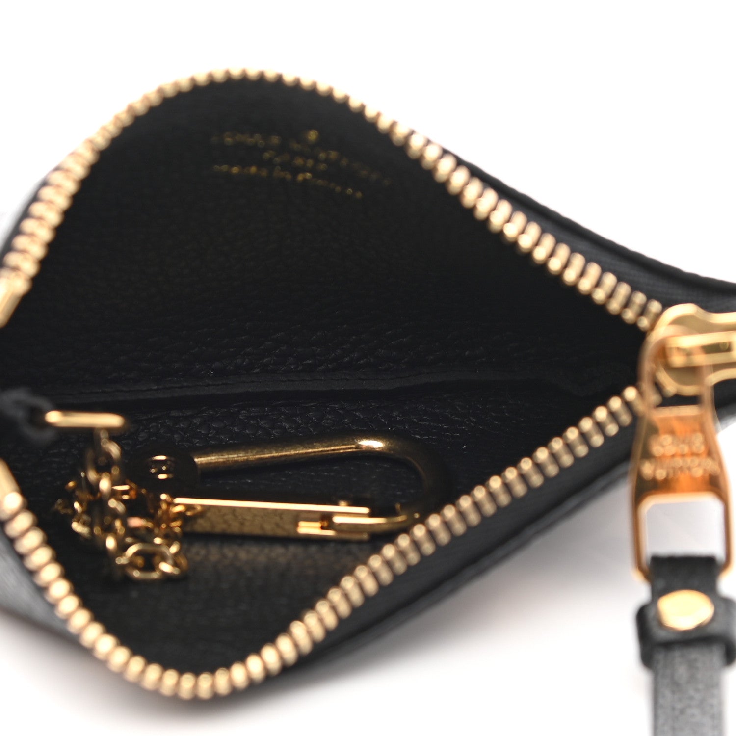 Louis Vuitton Empreinte Monogram Giant Key Pouch Black Beige 5 of 7
