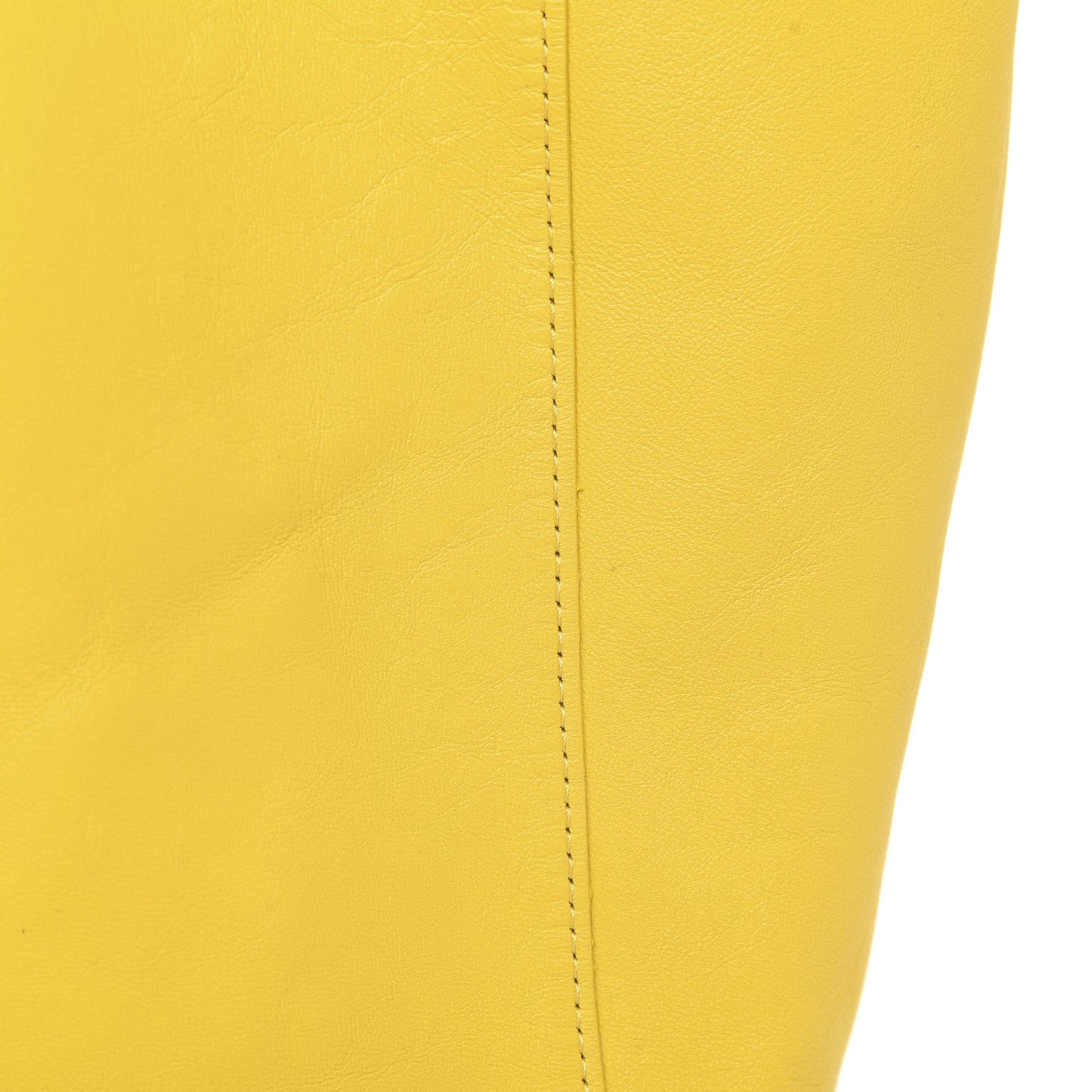 Lambskin Horizontal Cabas Sun Yellow