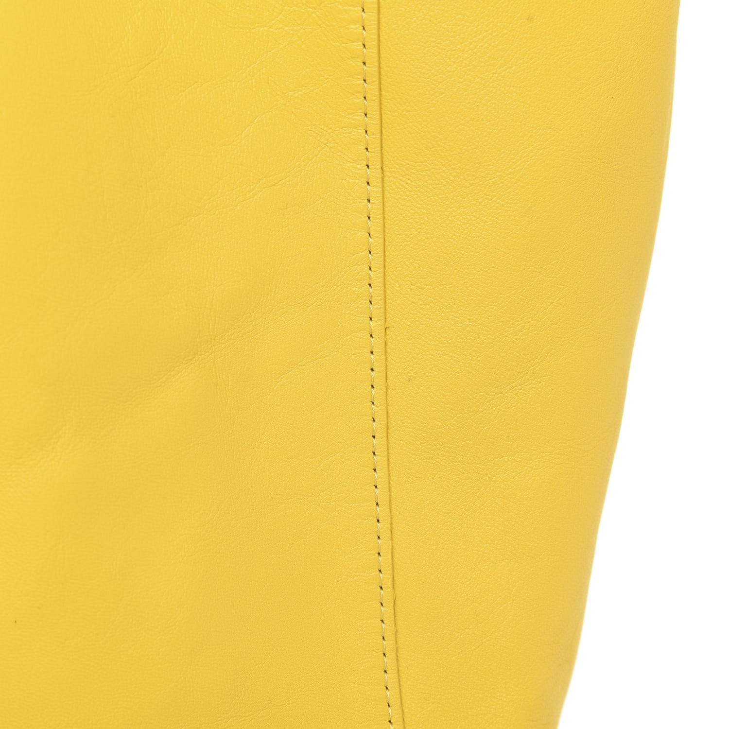 Celine Lambskin Horizontal Cabas Sun Yellow 11 of 15