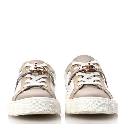 Hermes Calfskin Day Sneakers 38 Multicolor White 3 of 8