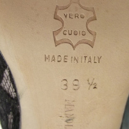 FASHIONPHILE MANOLOBLAHNIKLaceBootsBlack39.5 5 of 7