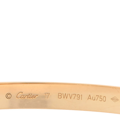 Cartier 18K Yellow Gold LOVE Bracelet 17 3 of 6