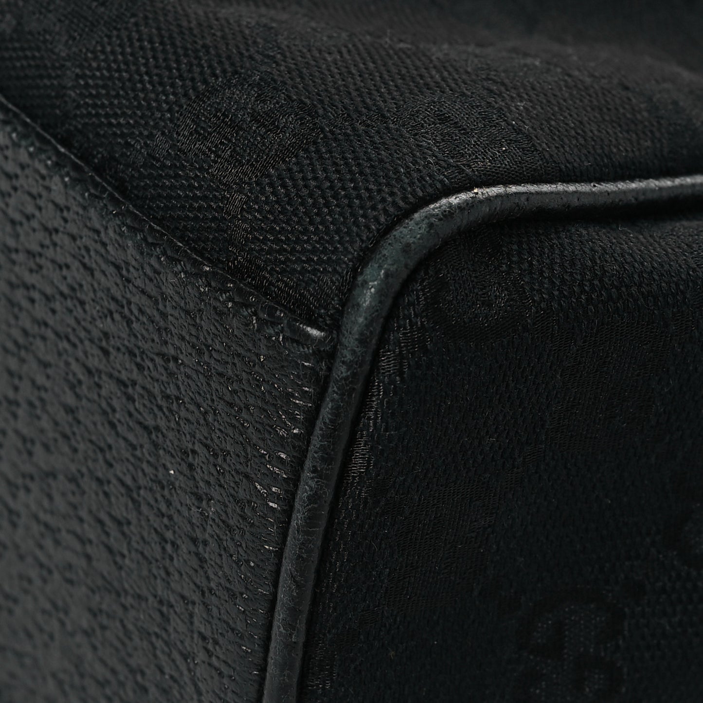 Monogram Medium Charmy Shoulder Bag Black