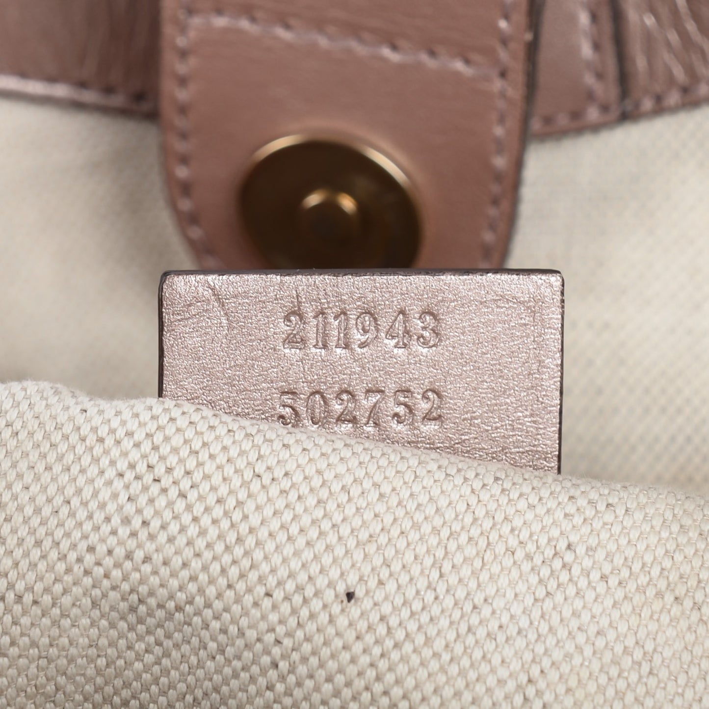 Microguccissima Large Sukey Tote Mauve