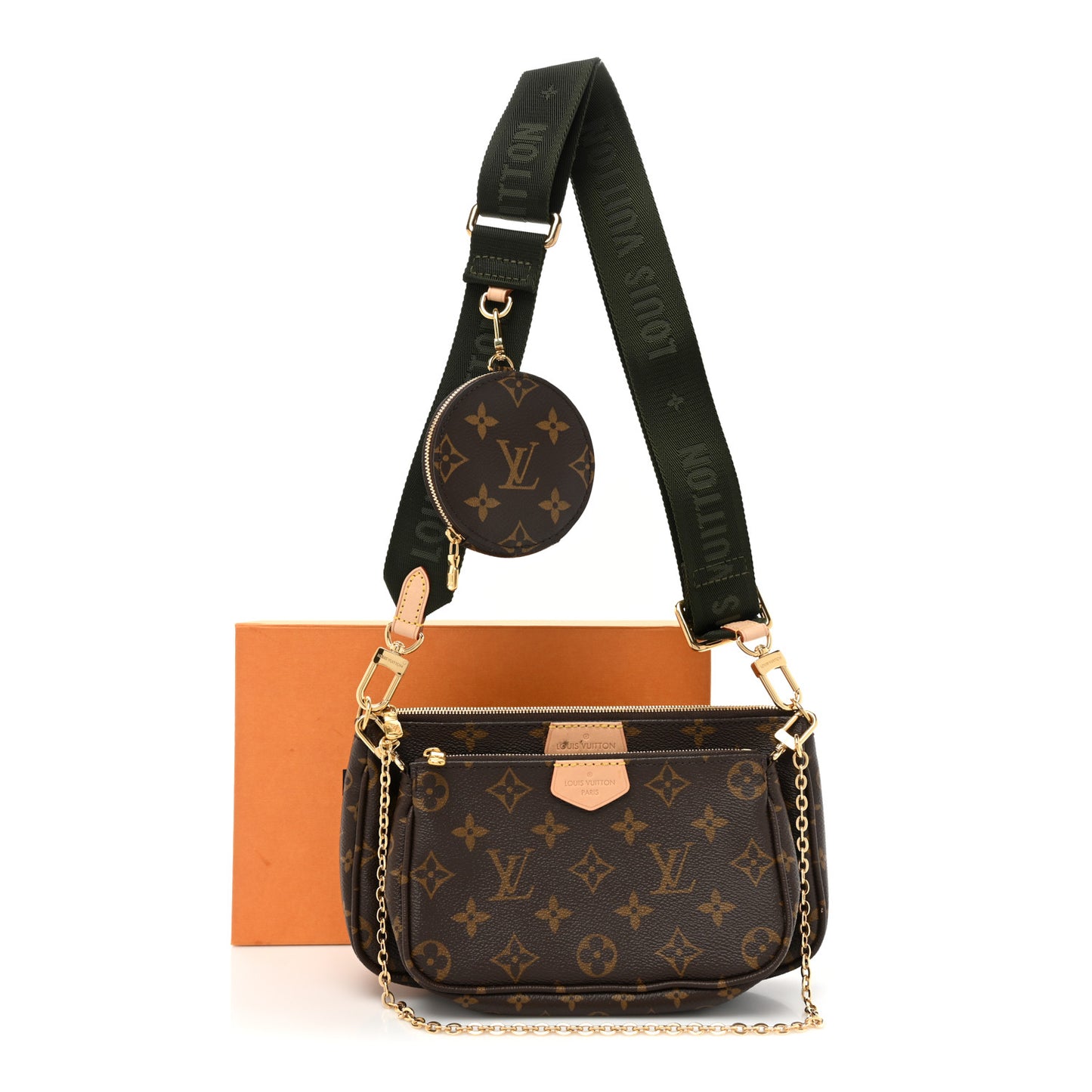 Monogram Multi Pochette Accessories Kaki
