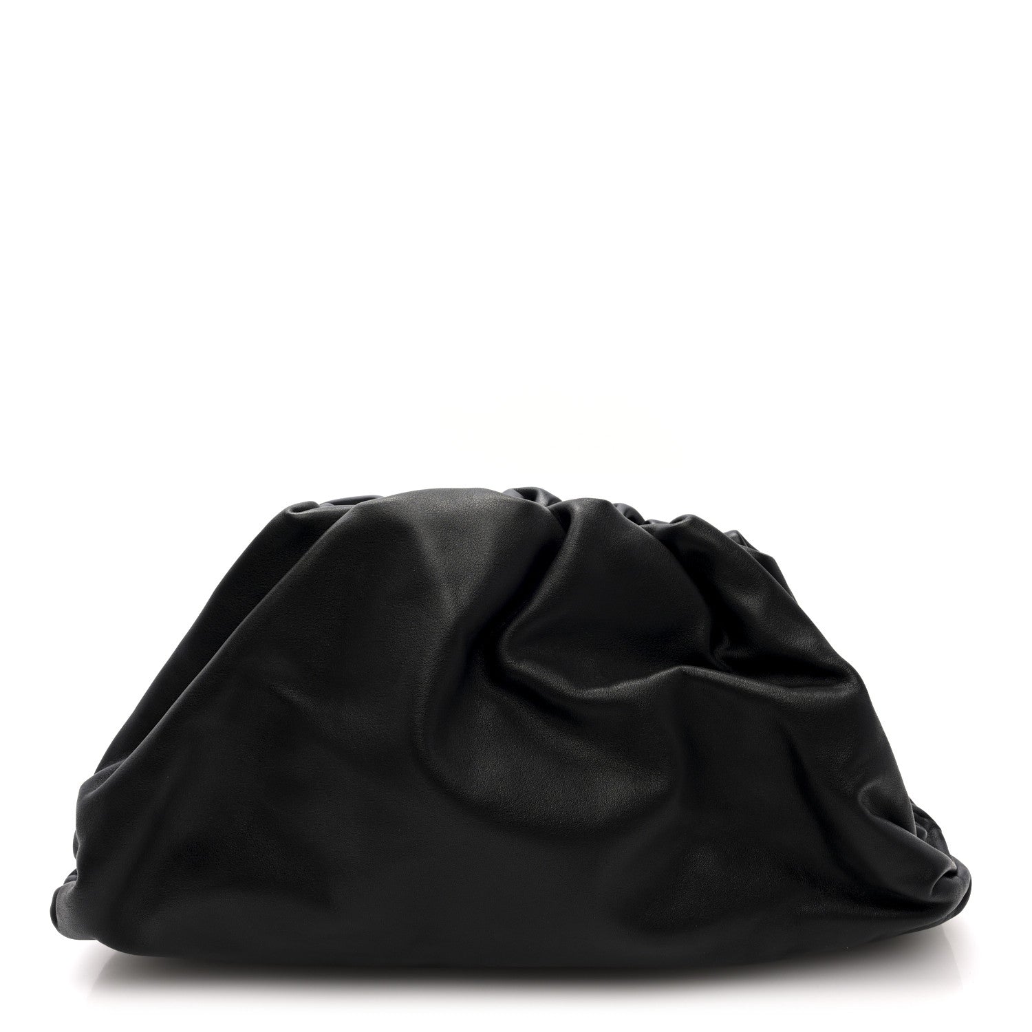 Bottega Veneta Smooth Butter Calf The Pouch Oversized Clutch Black 1 of 9