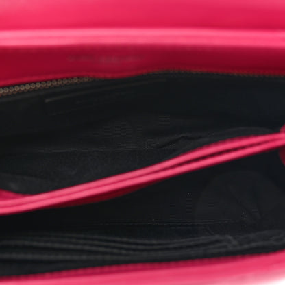 Saint Laurent Calfskin Y Quilted Monogram Toy Loulou Crossbody Bag Freesia 7 of 11