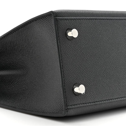 Hermes Epsom Kelly Sellier 25 Black 9 of 12