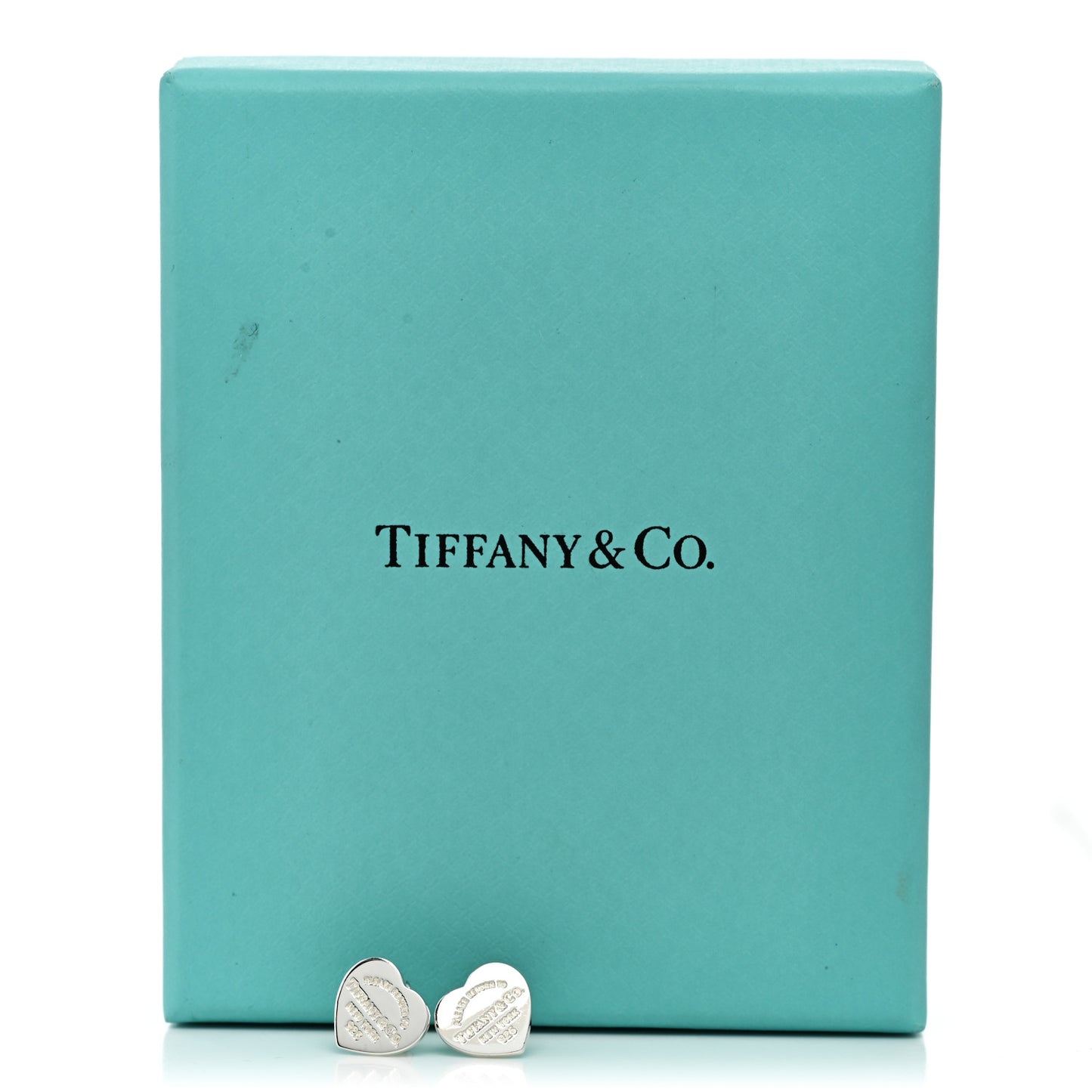 Sterling Silver Mini Return To Tiffany Heart Tag Earrings