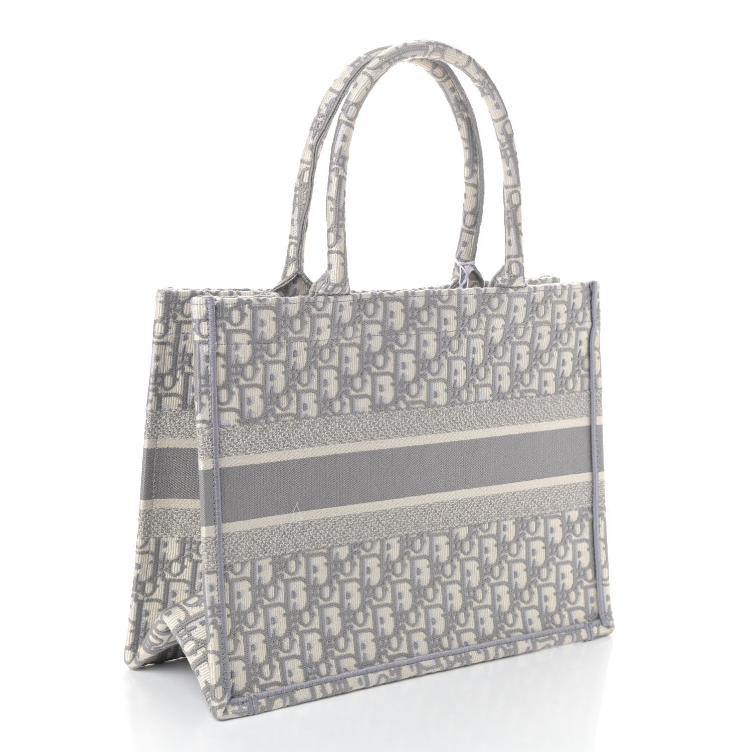 Christian Dior Oblique Medium Book Tote Grey 2 of 4