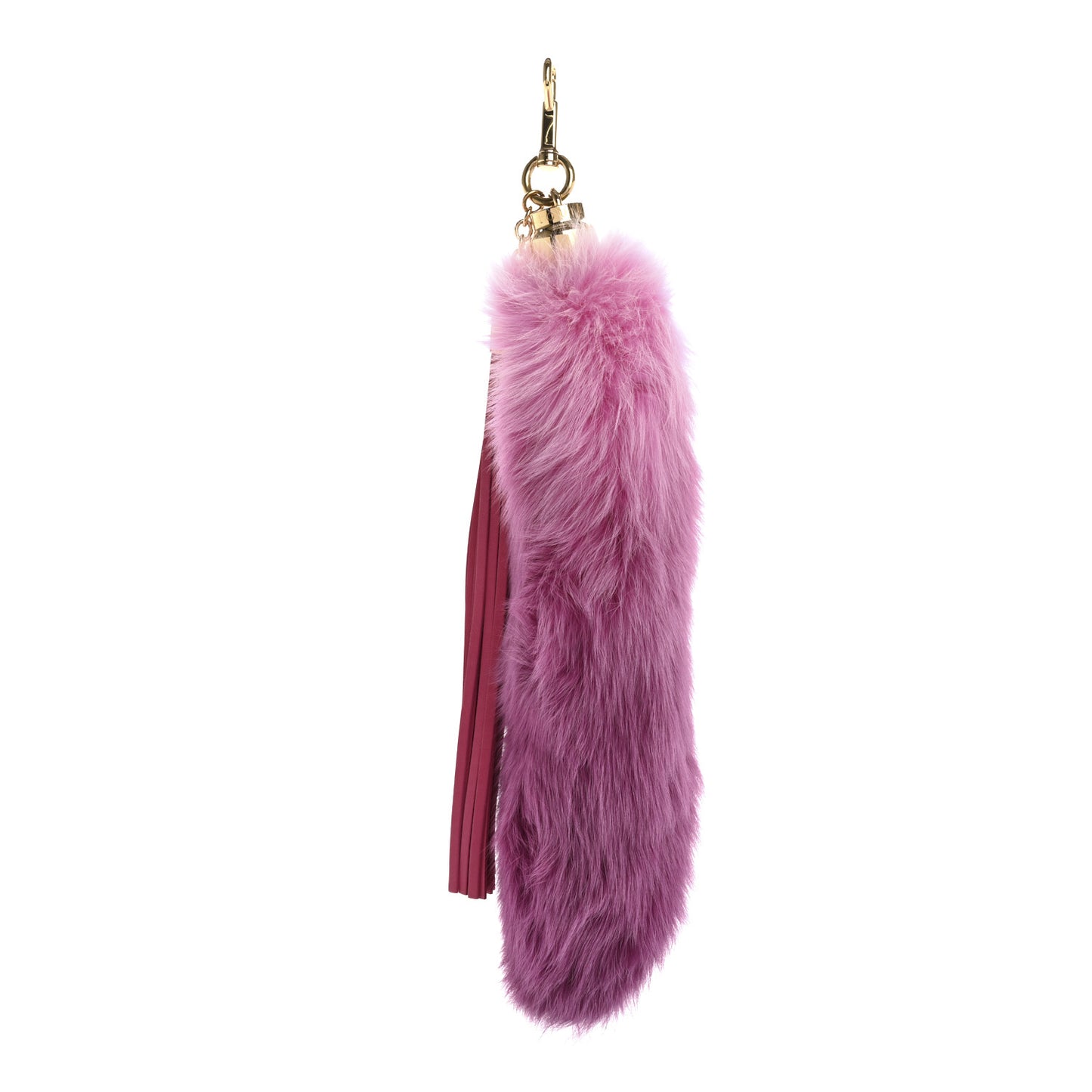 Fox Fur Foxy Bag Charm Rose