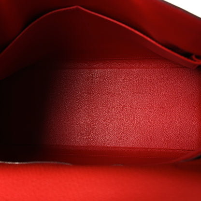 Hermes Togo Kelly Retourne 32 Rouge Casaque 5 of 12