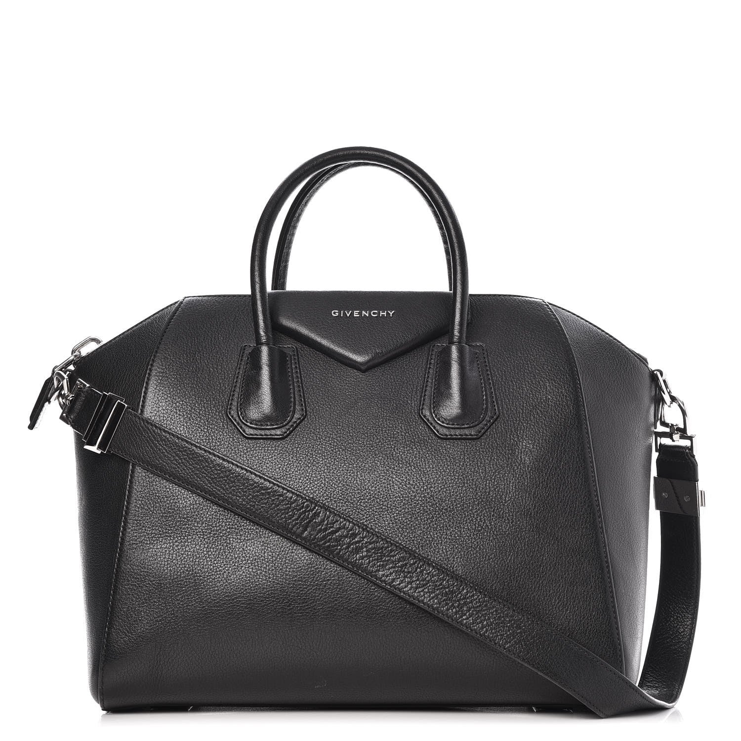 Givenchy Sugar Goatskin Medium Antigona Black 1 of 11