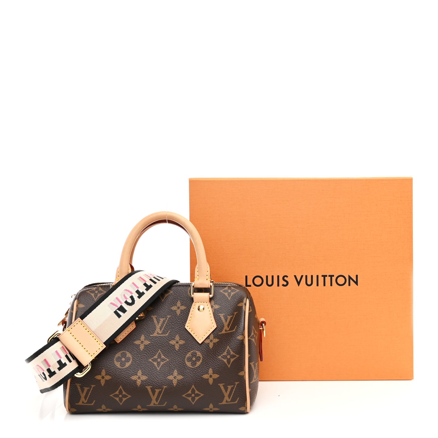 Monogram Speedy Bandouliere 20 Black