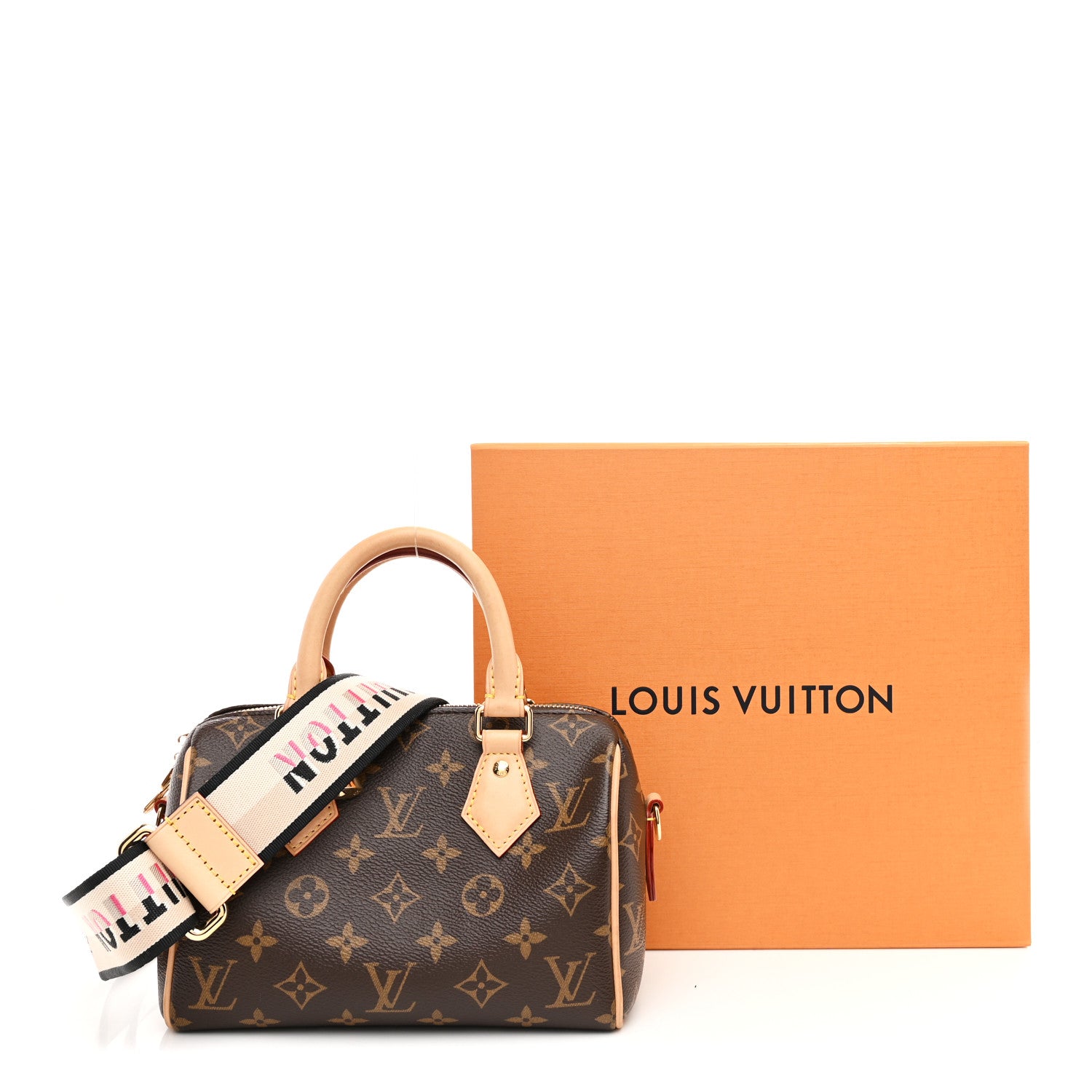 Louis Vuitton Monogram Speedy Bandouliere 20 Black 11 of 11