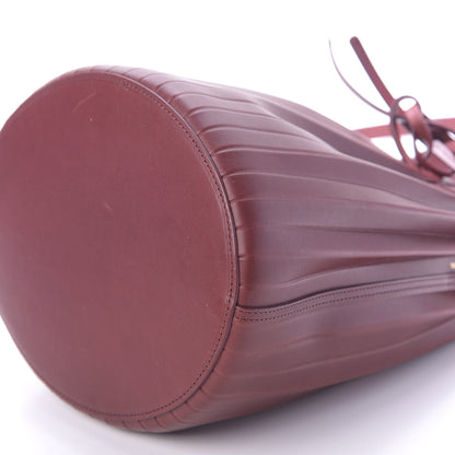 Mansur Gavriel Vegetable Tanned Calfskin Pleated Bucket Bag Borbo 7 of 13