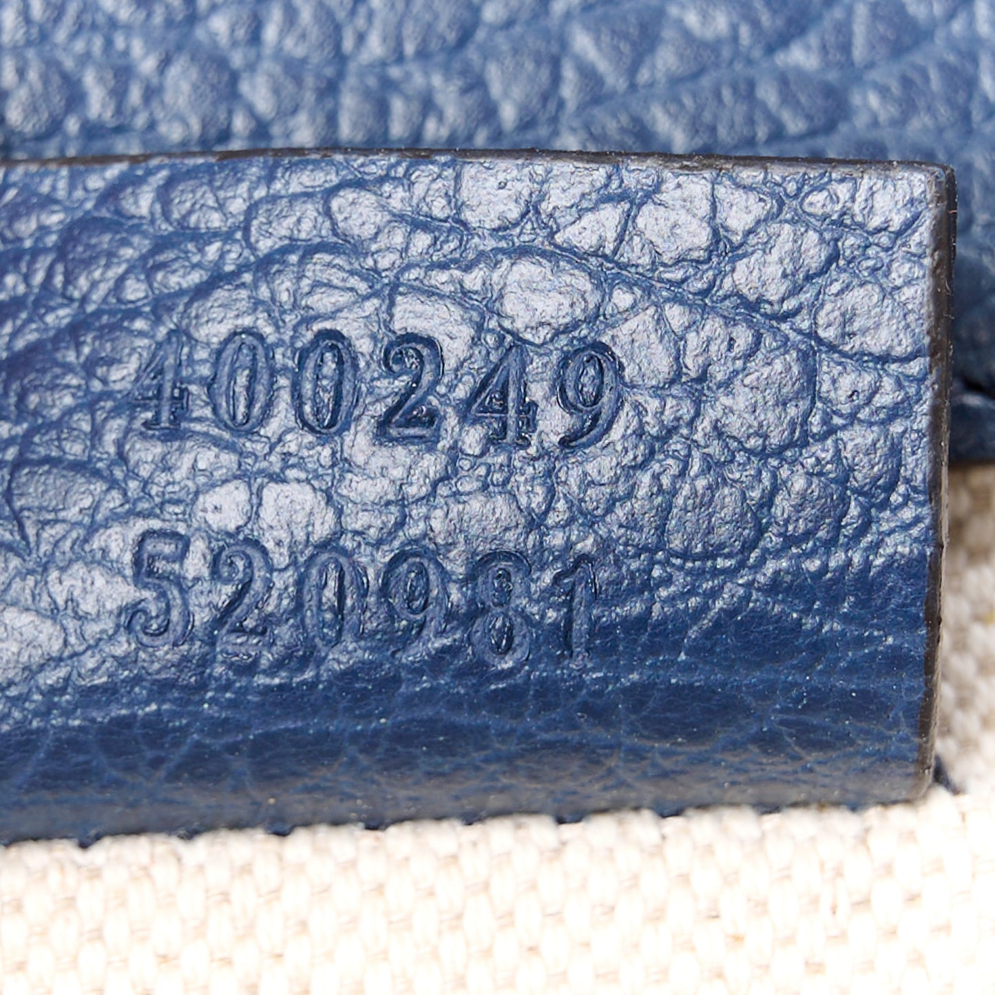 Pebbled Calfskin Small Dionysus Shoulder Bag Blue Agata
