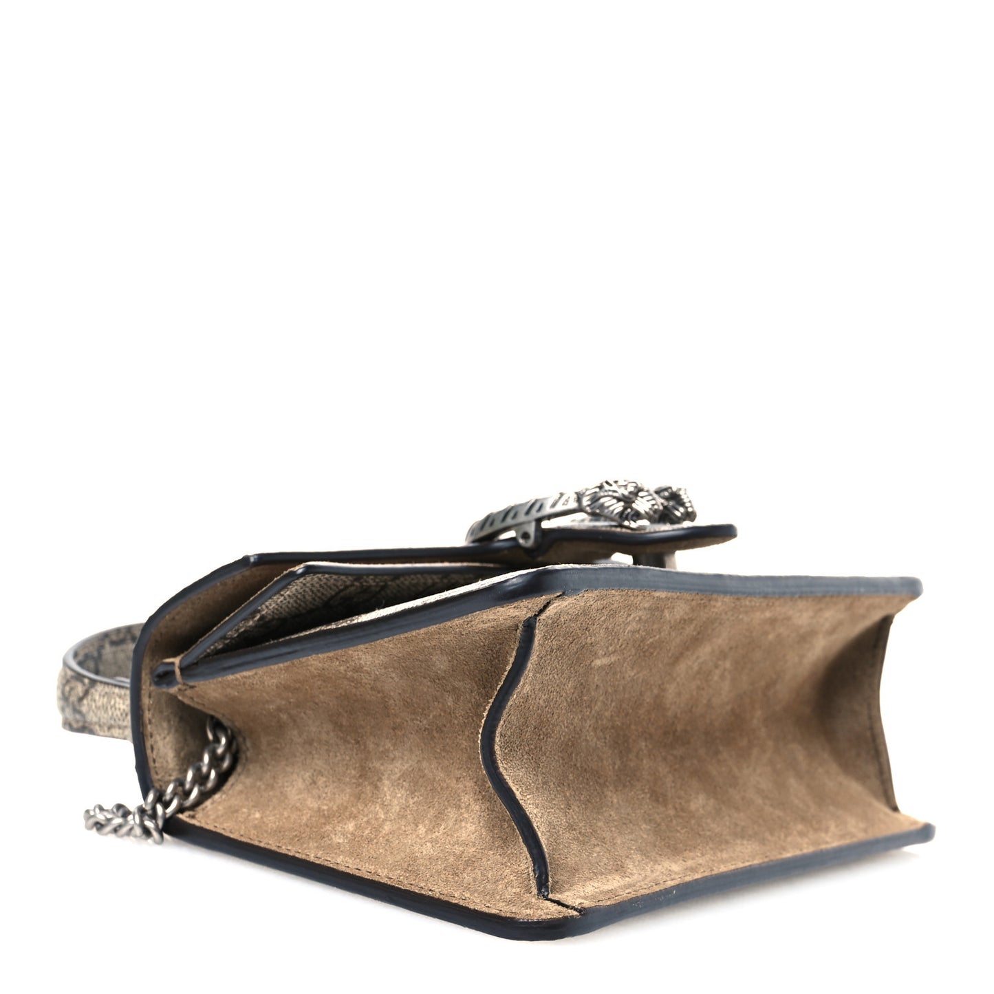 GG Supreme Monogram Mini Dionysus Top Handle Bag Beige Ebony Taupe