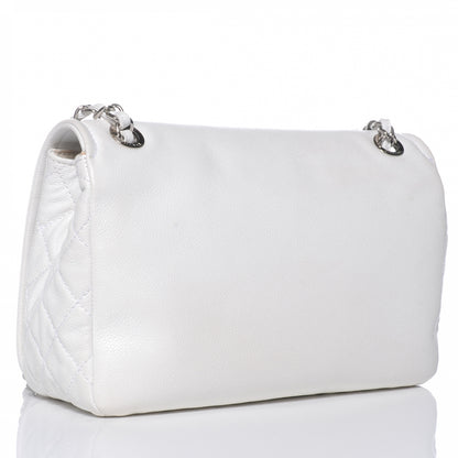 Chanel Caviar Timeless Large Flap White 3 of 7