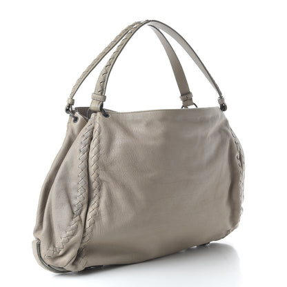 Bottega Veneta Buffalo Shoulder Bag Stone 3 of 8
