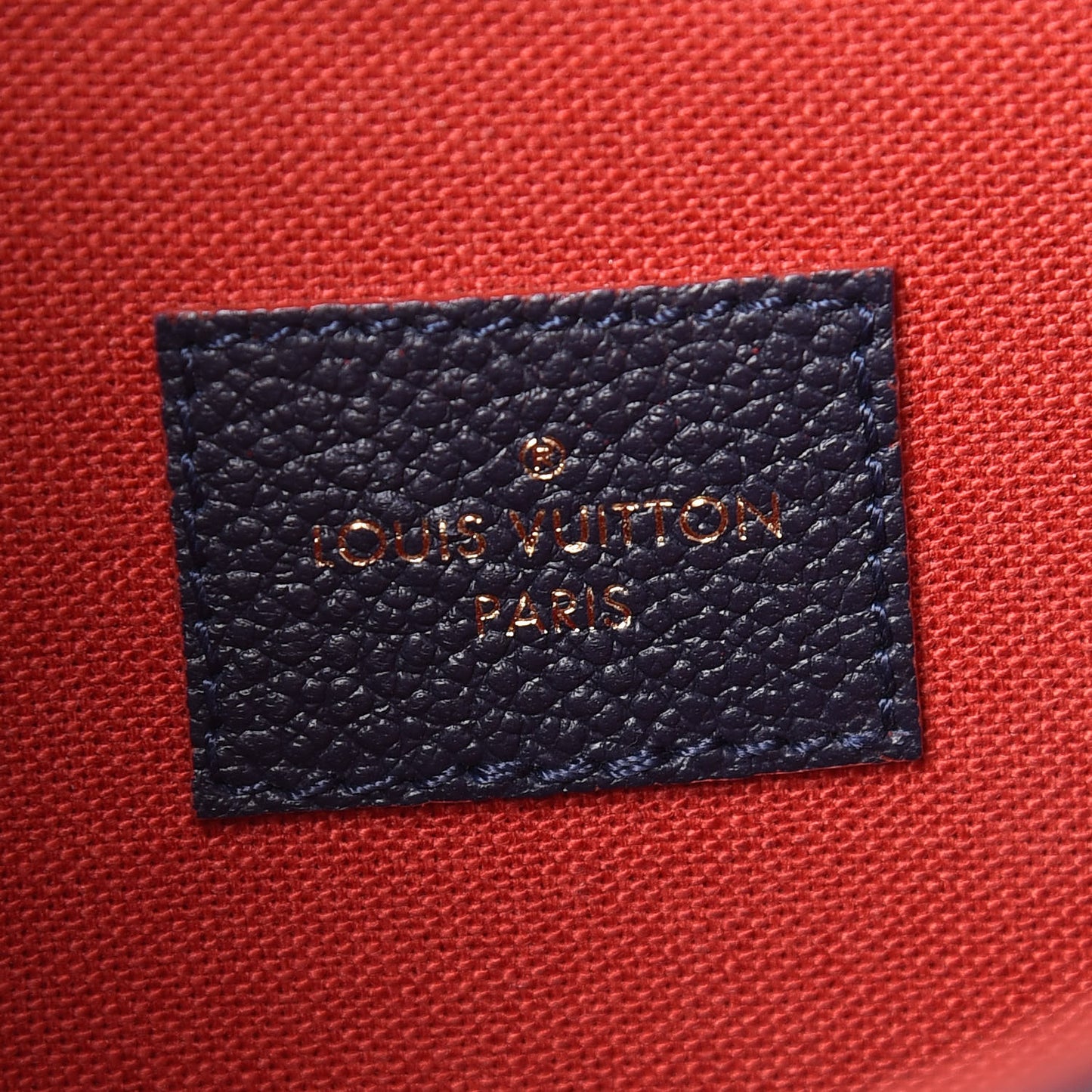 Empreinte Pochette Felicie Chain Wallet Marine Rouge