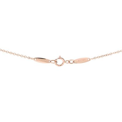 Tiffany 18K Rose Gold Diamond .12ct Elsa Peretti Diamonds by the Yard Pendant Necklace 5 of 6