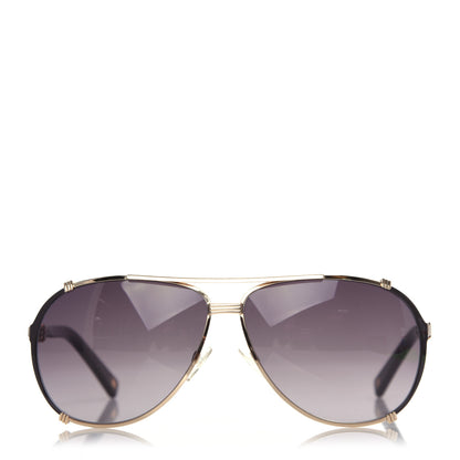 Christian Dior Chicago 2 Aviator Sunglasses Brown 2 of 9