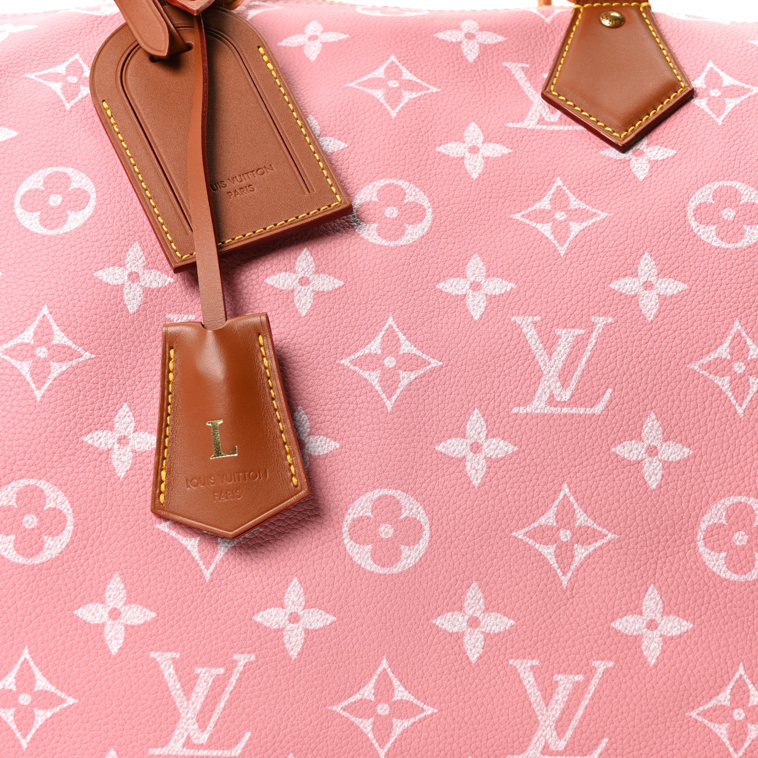 Louis Vuitton Calfskin Monogram Speedy P9 Bandouliere 40 Pink Sakura 8 of 10