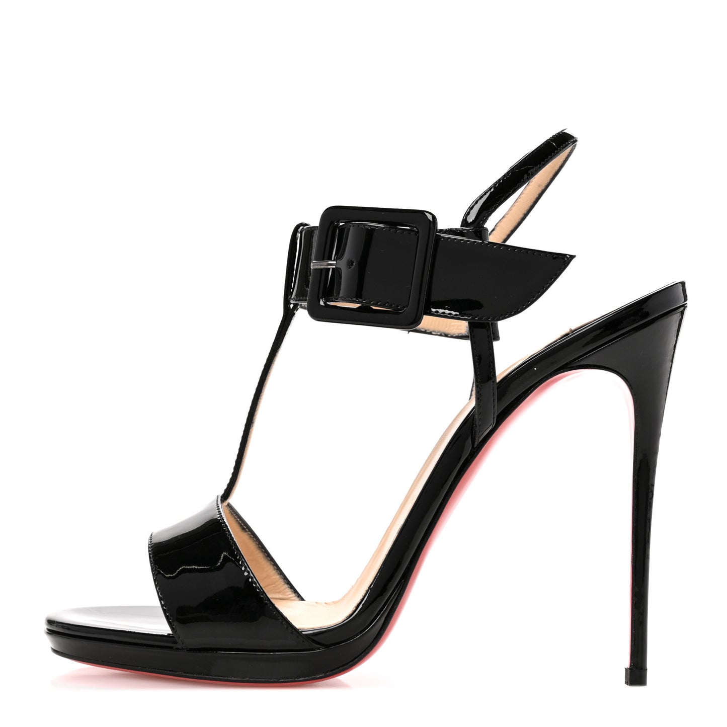Patent Beltega 120 Sandals 38 Black