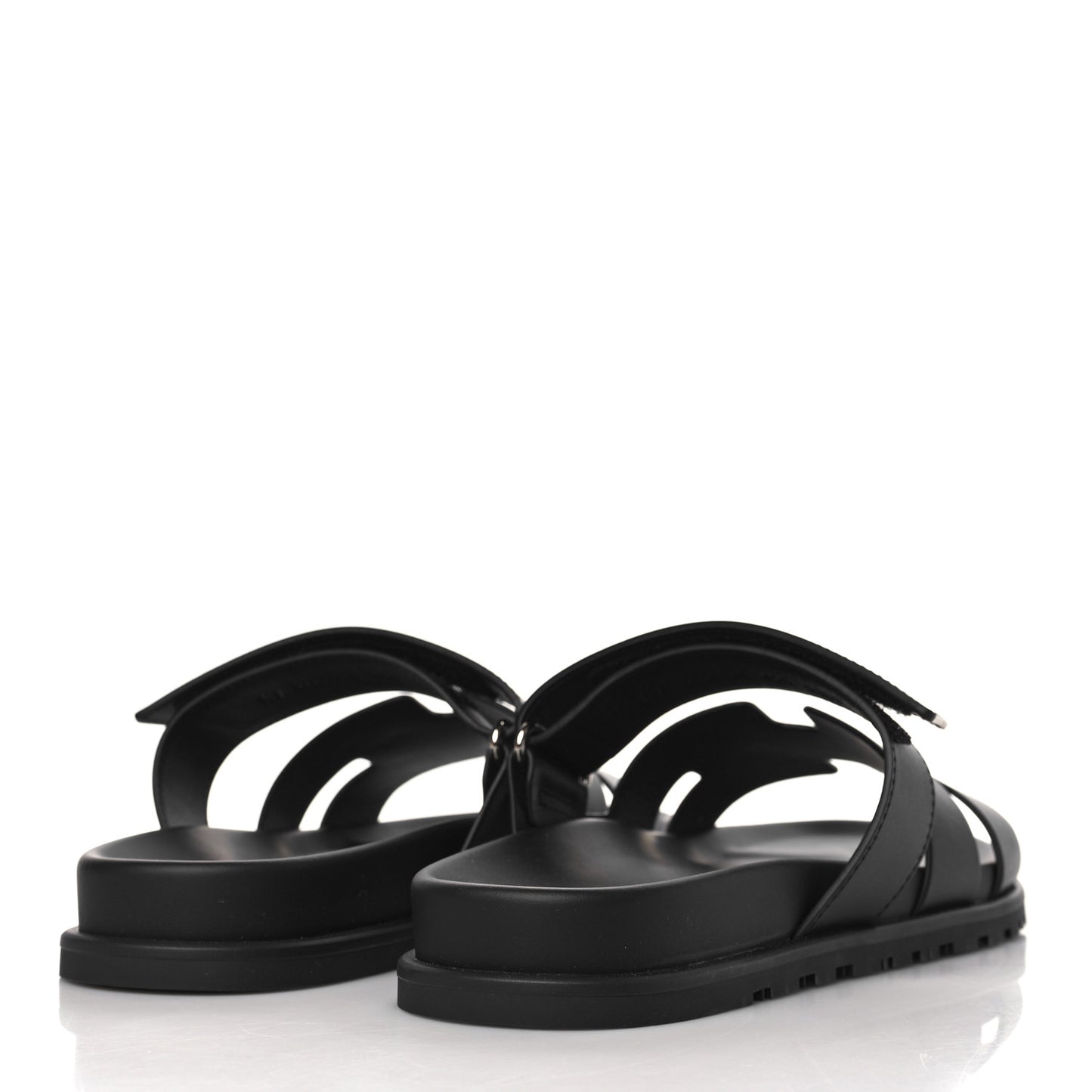 Calfskin Mens Chypre Sandals 42.5 Black