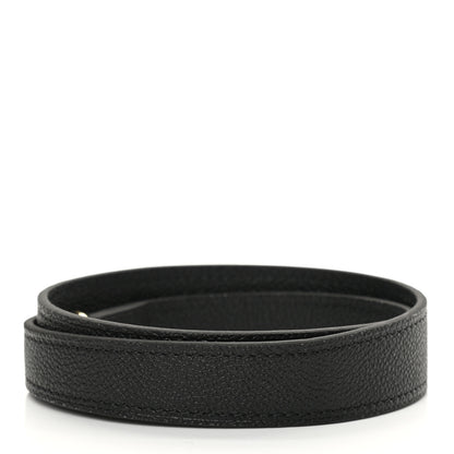 Louis Vuitton Calfskin Montaigne Shoulder Strap Black 2 of 5