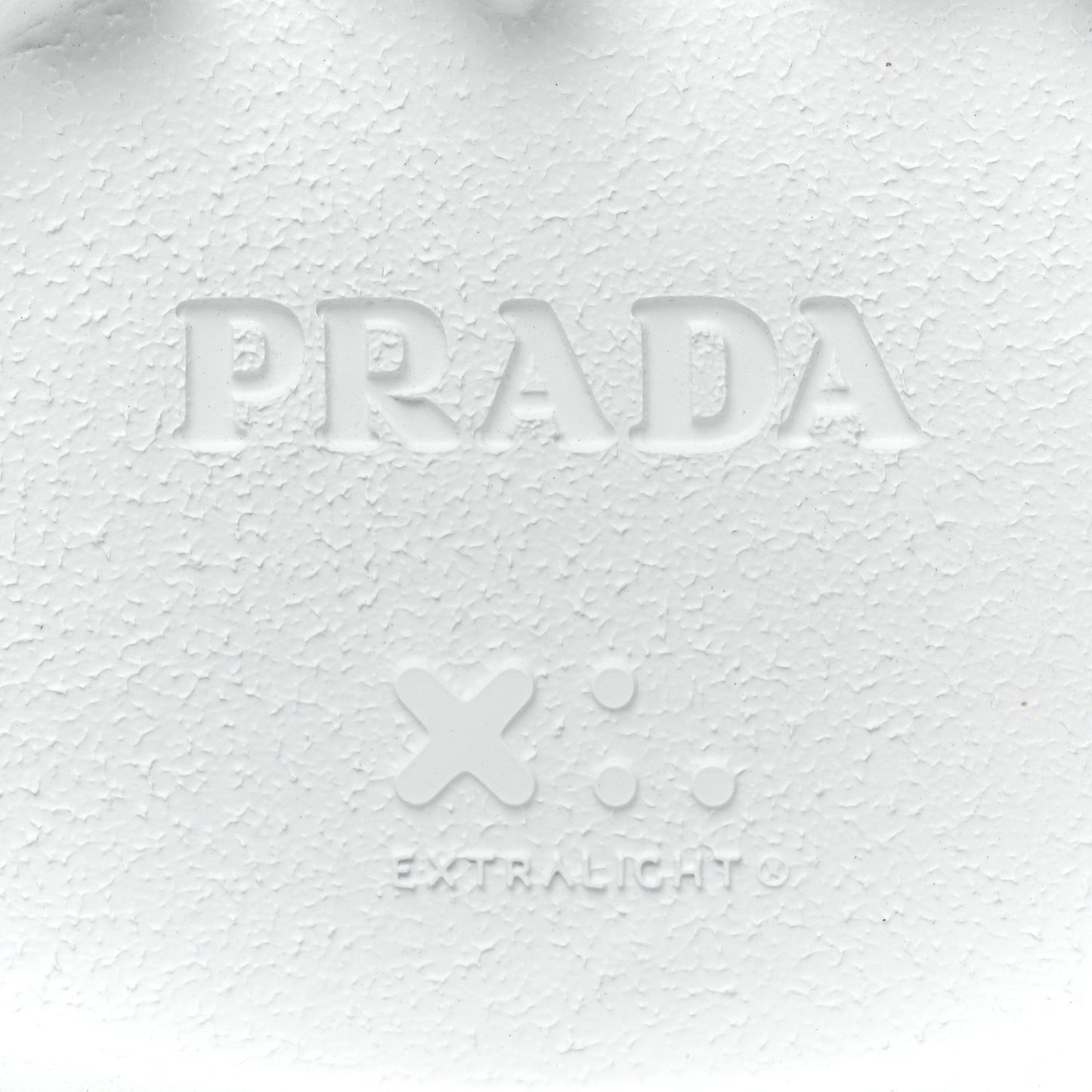 Foam Rubber Metal Triangle Logo Monolith 55mm Cage Sandals 40 White
